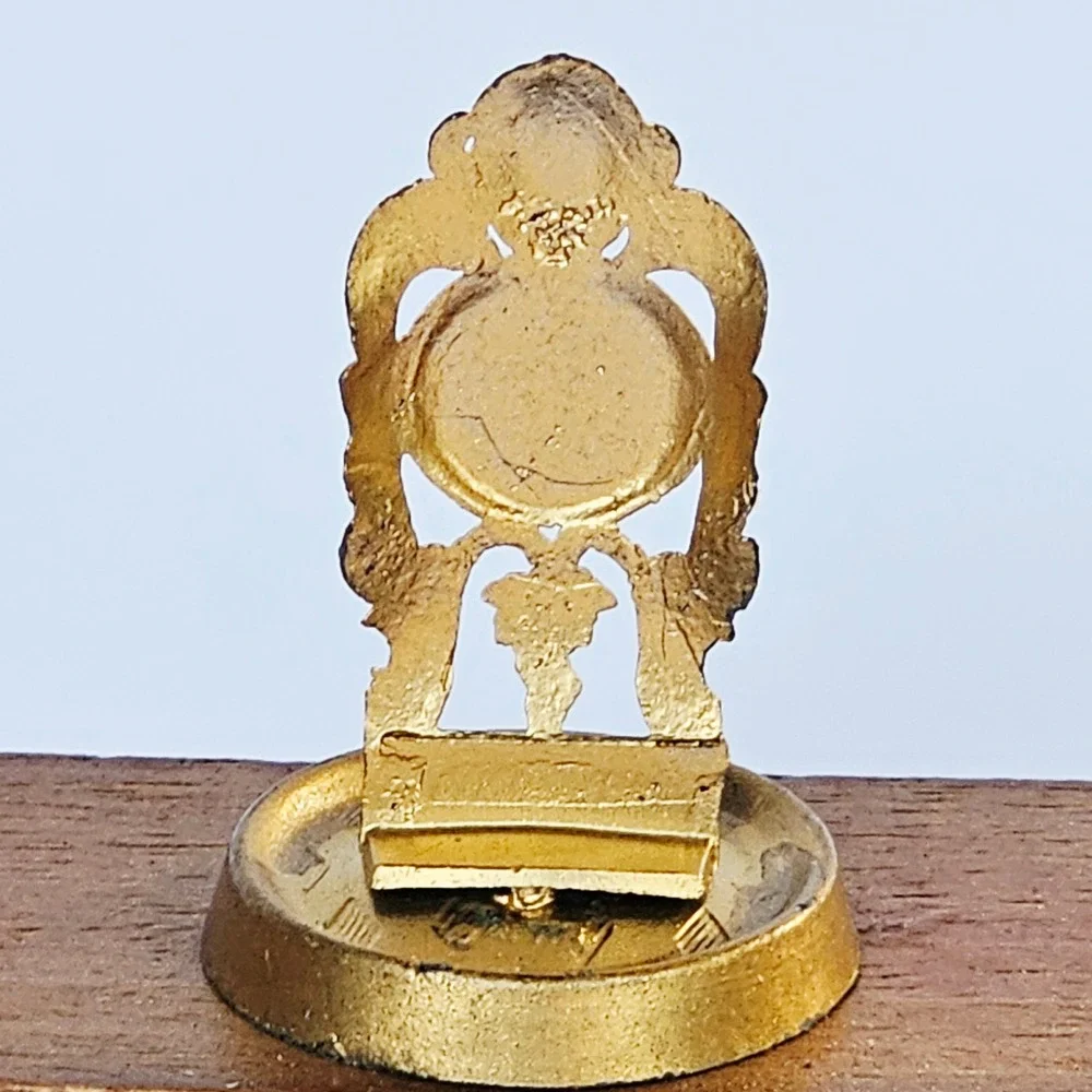 Vintage Dollhouse Accessories Lot Gold Clock‎ Home Sweet Home Sign Panda Blocks